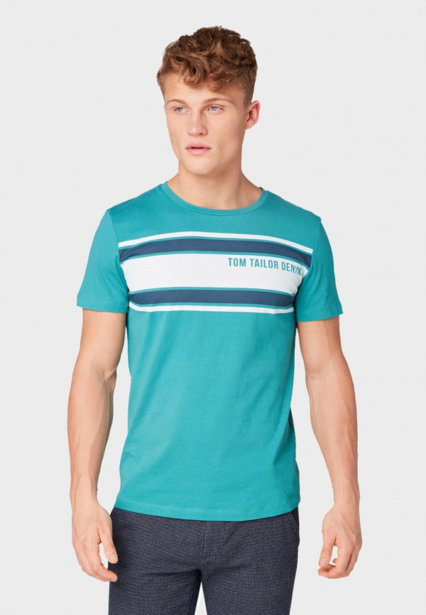 

Футболка Tom Tailor Denim, Бирюзовый
