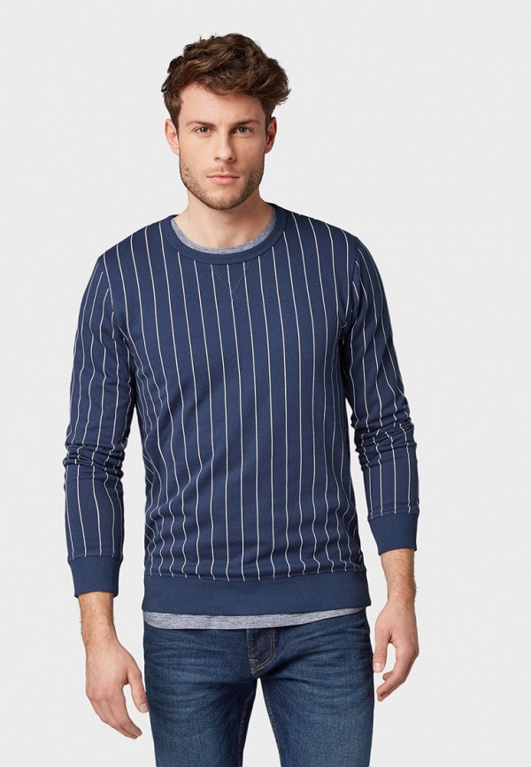 

Свитшот Tom Tailor Denim, Синий, Tom Tailor Denim TO793EMGBCP4