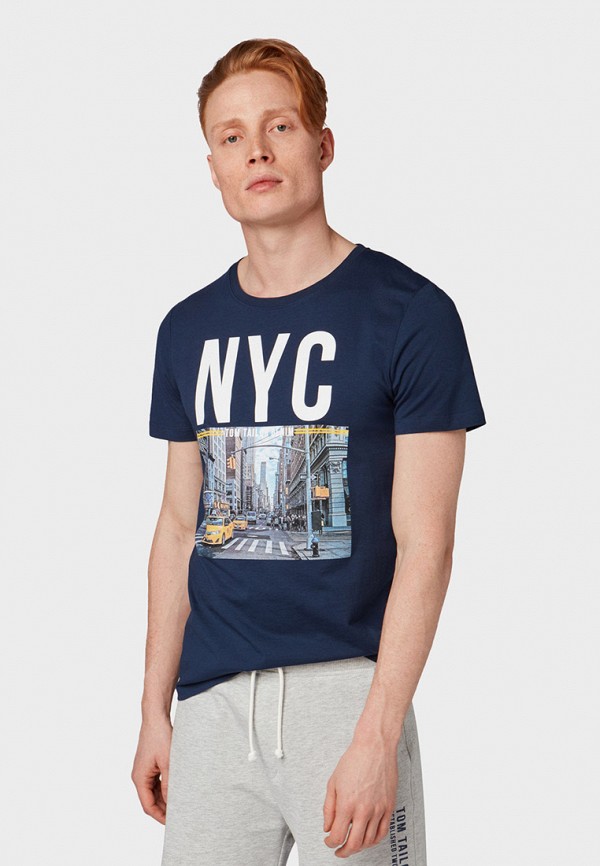 

Футболка Tom Tailor Denim, Синий