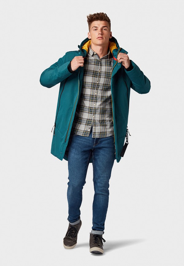 

Парка Tom Tailor Denim, Бирюзовый, Tom Tailor Denim TO793EMGBCV0