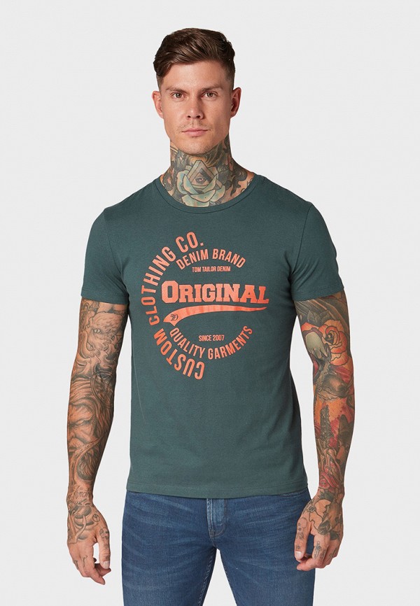 

Футболка Tom Tailor Denim, Зеленый