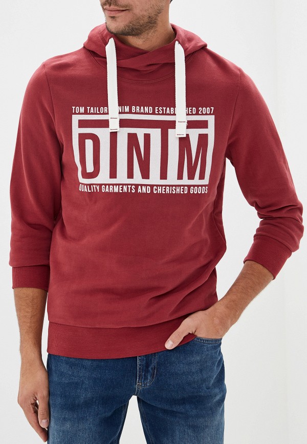 

Худи Tom Tailor Denim, Бордовый