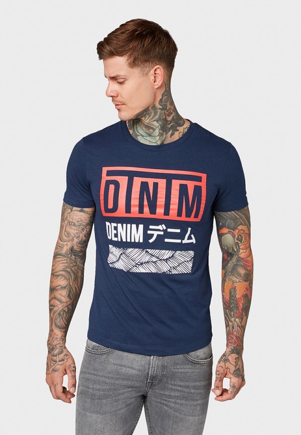 

Футболка Tom Tailor Denim, Синий, Tom Tailor Denim TO793EMGBDA6