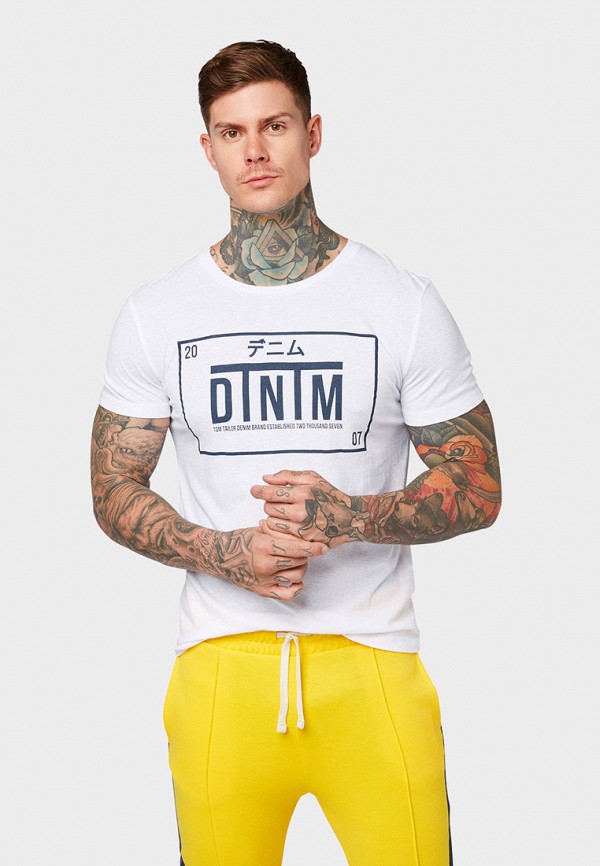 

Футболка Tom Tailor Denim, Белый, Tom Tailor Denim TO793EMGBDB6