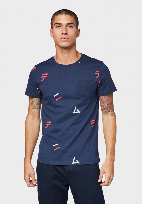 

Футболка Tom Tailor Denim, Синий, Tom Tailor Denim TO793EMGBDB9