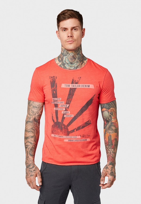 

Футболка Tom Tailor Denim, Красный