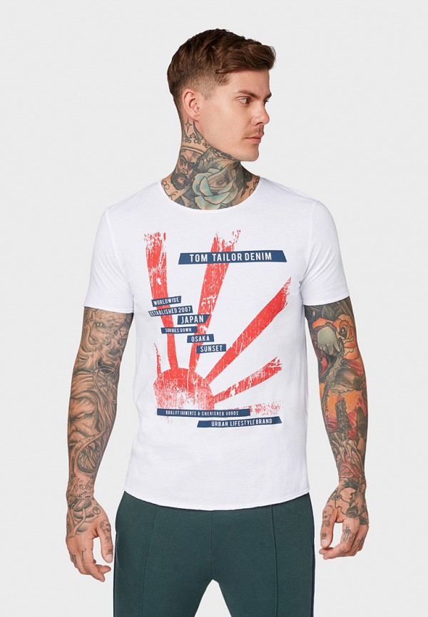 

Футболка Tom Tailor Denim, Белый