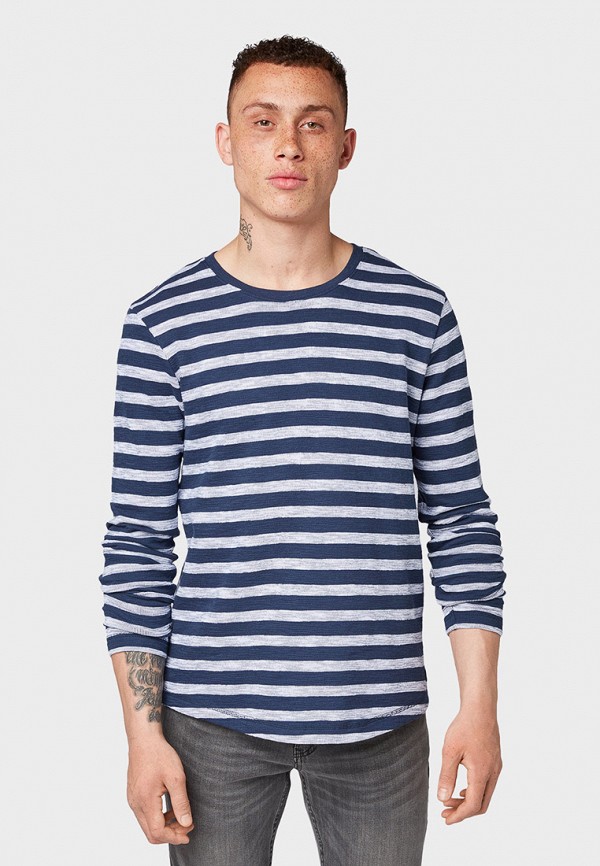 

Лонгслив Tom Tailor Denim, Синий