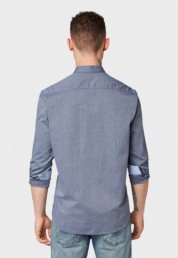 

Рубашка Tom Tailor Denim, Синий, Tom Tailor Denim TO793EMGBDD6