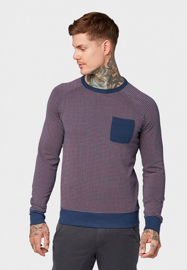 

Свитшот Tom Tailor Denim, Синий