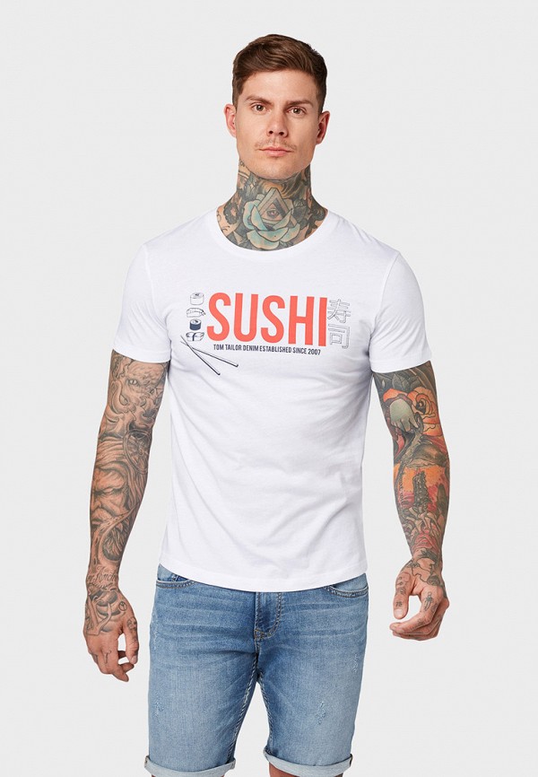 

Футболка Tom Tailor Denim, Белый