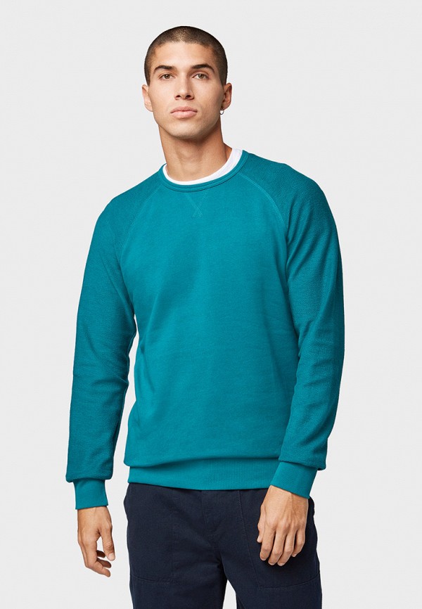 

Свитшот Tom Tailor Denim, Бирюзовый, Tom Tailor Denim TO793EMGBDH0