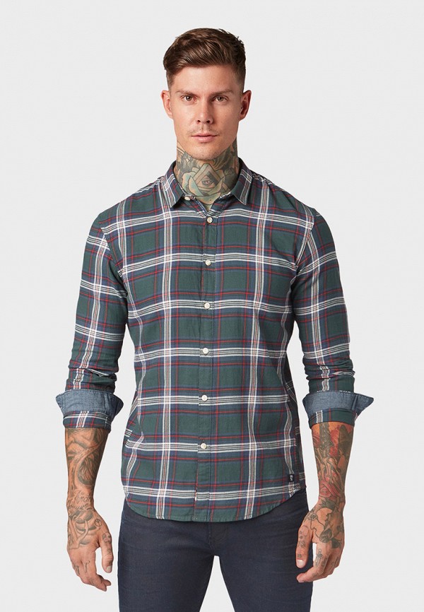 

Рубашка Tom Tailor Denim, Зеленый, Tom Tailor Denim TO793EMGBDI4