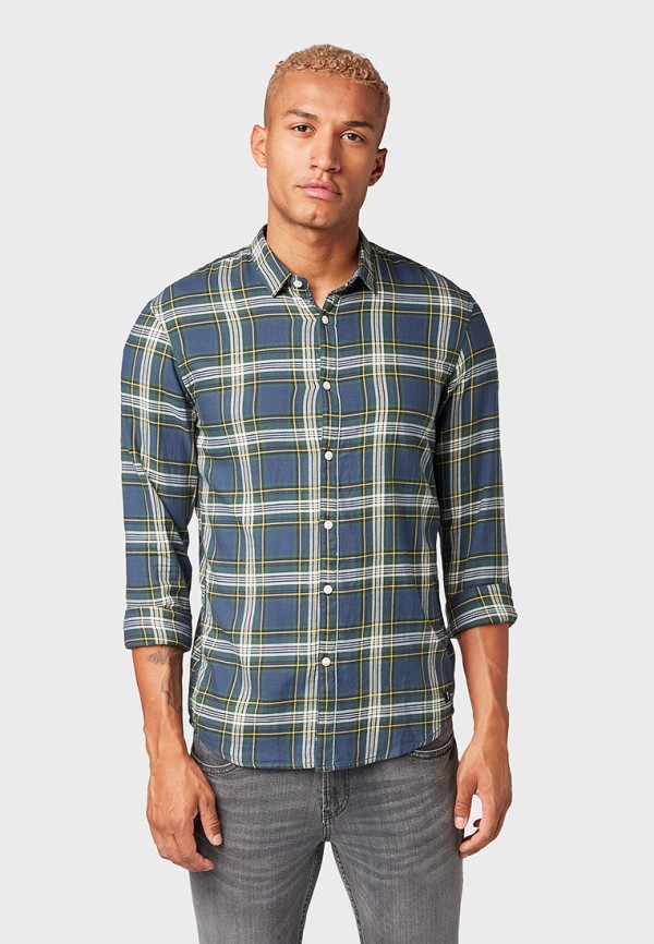 

Рубашка Tom Tailor Denim, Синий, Tom Tailor Denim TO793EMGBDI5