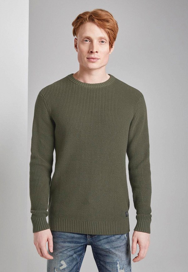 

Джемпер Tom Tailor Denim, Хаки, Tom Tailor Denim TO793EMGBDK5