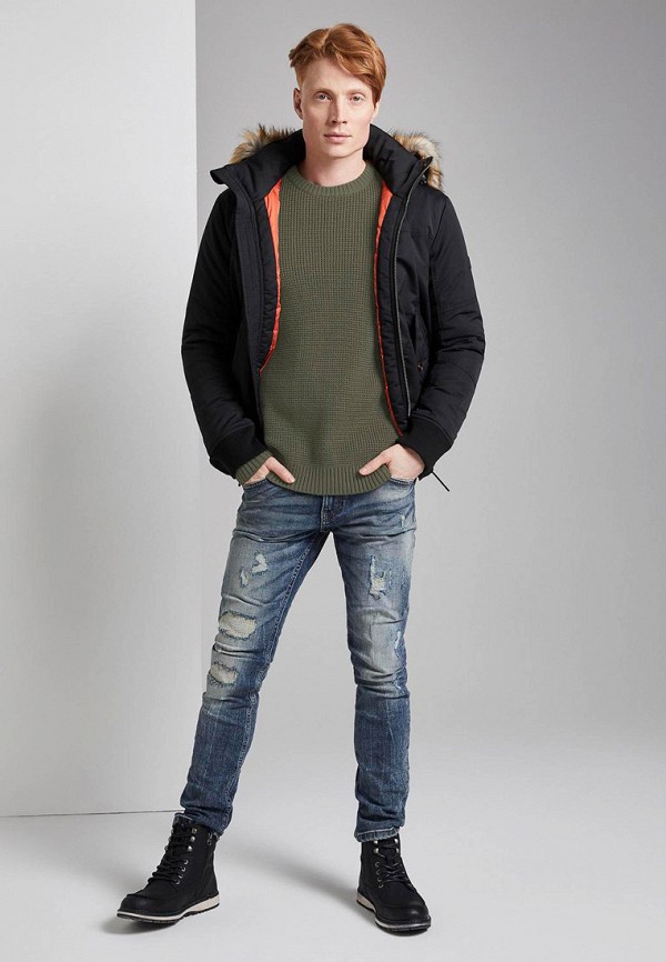 

Джемпер Tom Tailor Denim, Хаки, Tom Tailor Denim TO793EMGBDK5