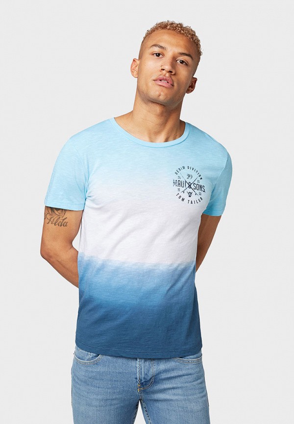 

Футболка Tom Tailor Denim, Tom Tailor Denim TO793EMGBNK4, Мультиколор