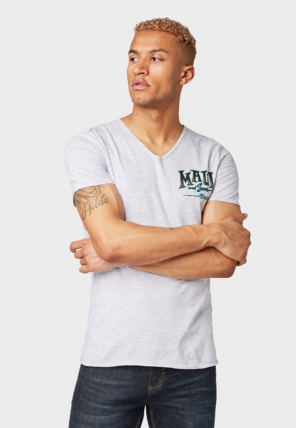 

Футболка Tom Tailor Denim, Серый, Tom Tailor Denim TO793EMGBNK5