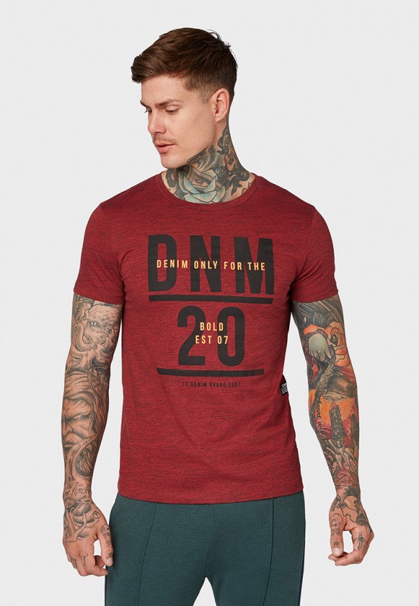 

Футболка Tom Tailor Denim, Бордовый