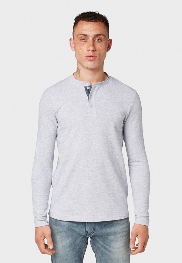 

Лонгслив Tom Tailor Denim, Серый