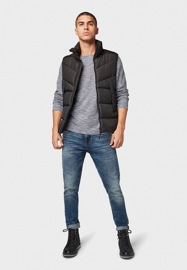 

Лонгслив Tom Tailor Denim, Серый