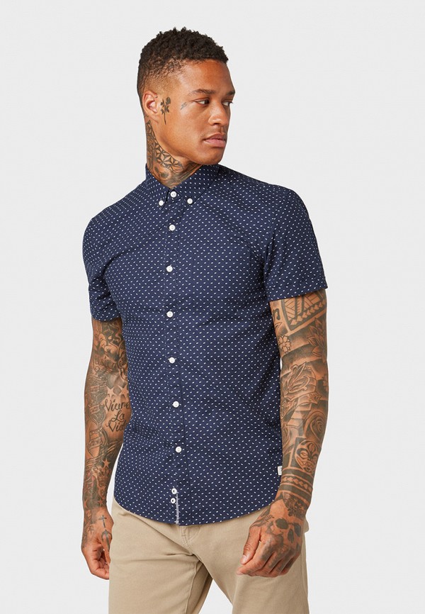 

Рубашка Tom Tailor Denim, Синий, Tom Tailor Denim TO793EMGSHE7