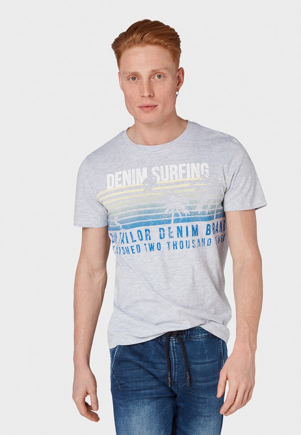 

Футболка Tom Tailor Denim, Серый