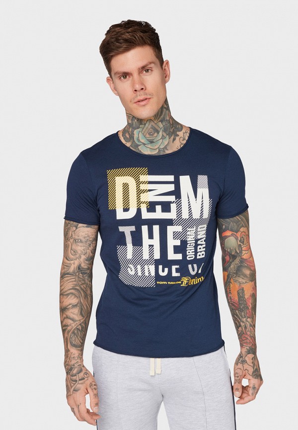 

Футболка Tom Tailor Denim, Синий