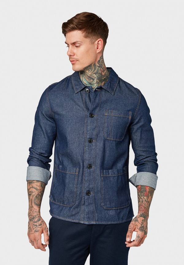 

Рубашка джинсовая Tom Tailor Denim, Синий