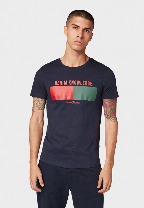 

Футболка Tom Tailor Denim, Синий
