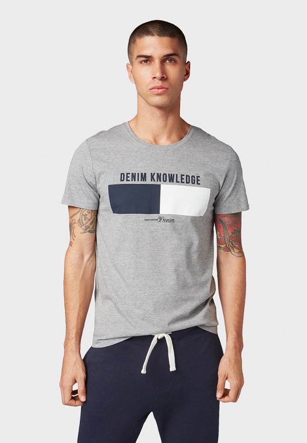 

Футболка Tom Tailor Denim, Серый