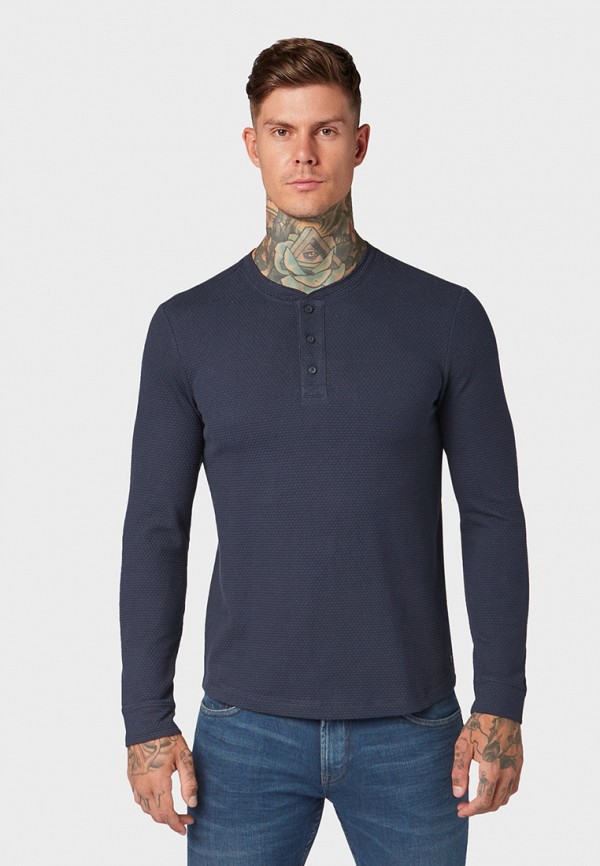 

Лонгслив Tom Tailor Denim, Синий