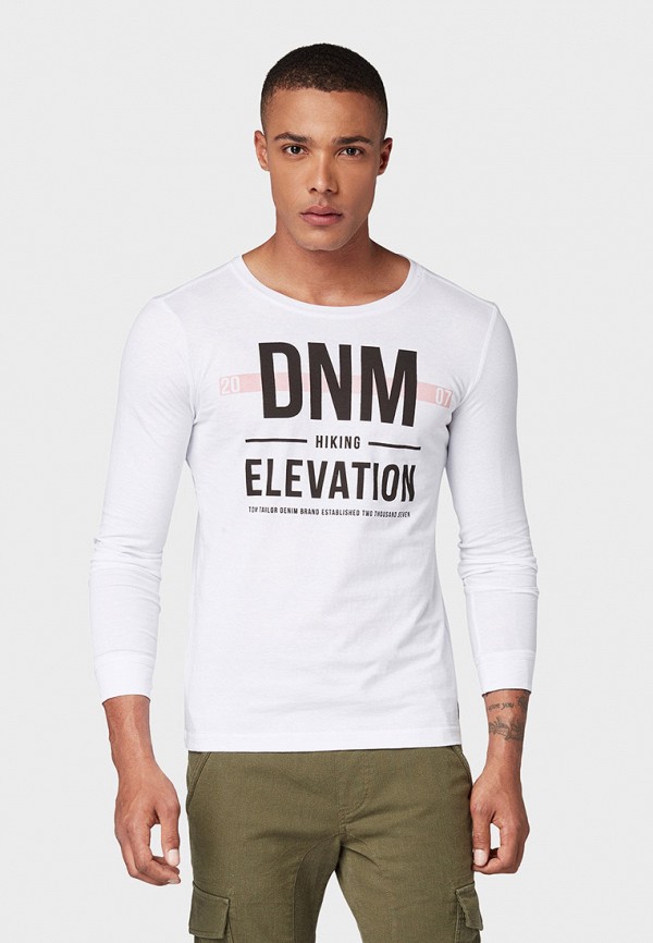

Лонгслив Tom Tailor Denim, Белый