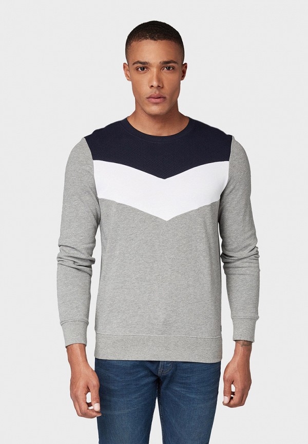 

Свитшот Tom Tailor Denim, Серый