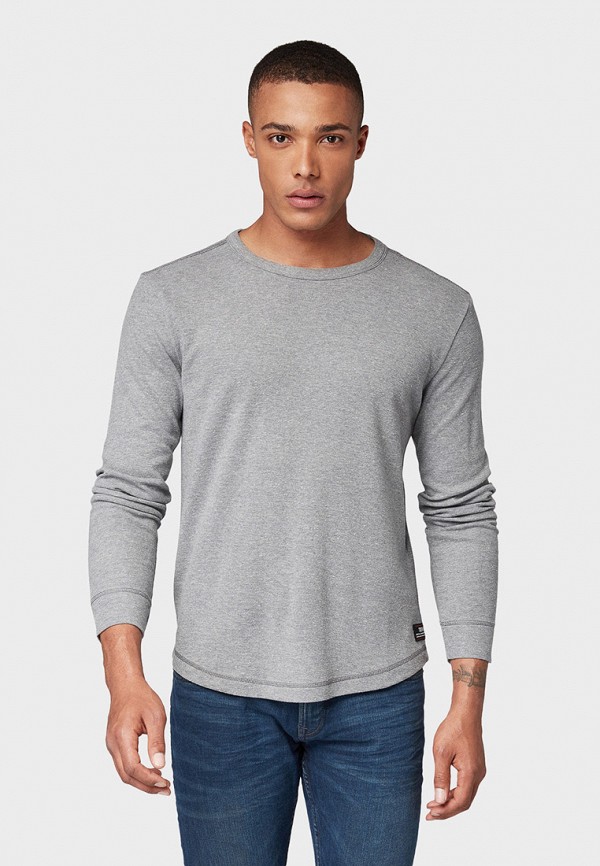 

Лонгслив Tom Tailor Denim, Серый