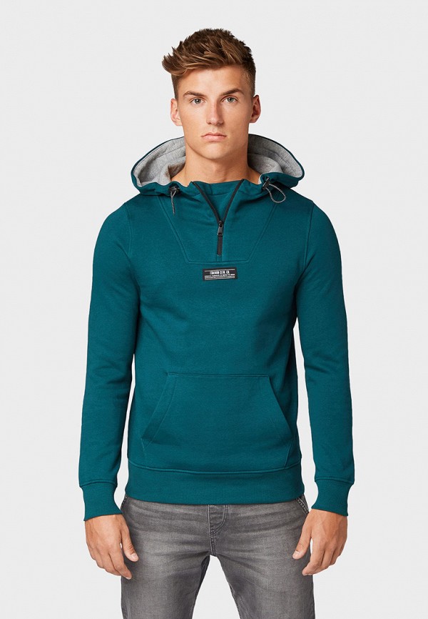 

Худи Tom Tailor Denim, Бирюзовый, Tom Tailor Denim TO793EMHEGN4