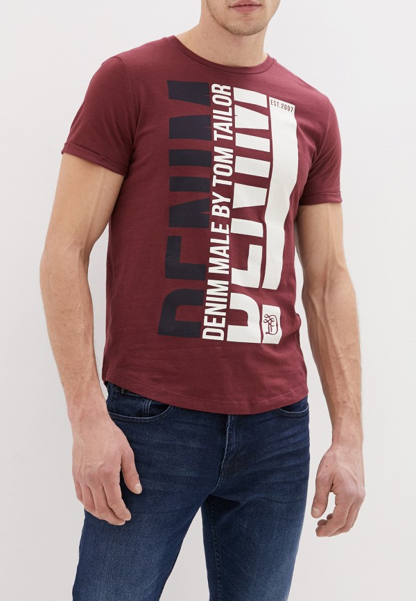 

Футболка Tom Tailor Denim, Бордовый