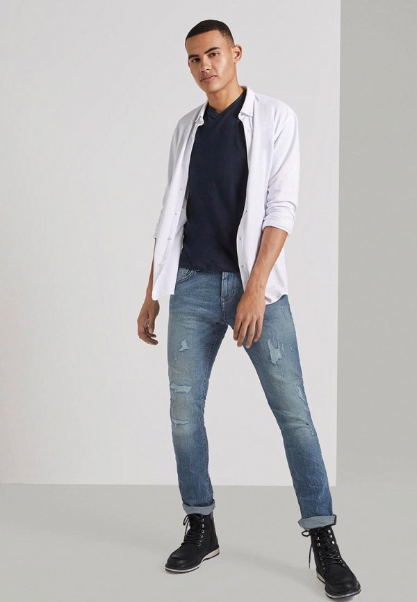

Футболка Tom Tailor Denim, Синий, Tom Tailor Denim TO793EMHNBF8