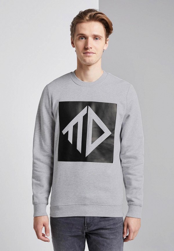 

Свитшот Tom Tailor Denim, Серый