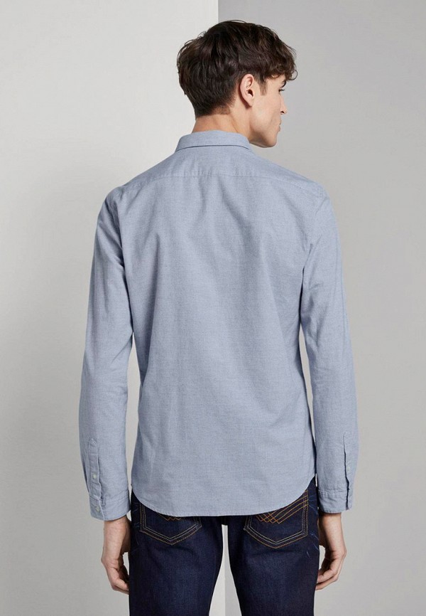 

Рубашка Tom Tailor Denim, Голубой, Tom Tailor Denim TO793EMHQEM4