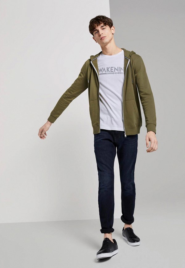 

Лонгслив Tom Tailor Denim, Белый, Tom Tailor Denim TO793EMHQEO1