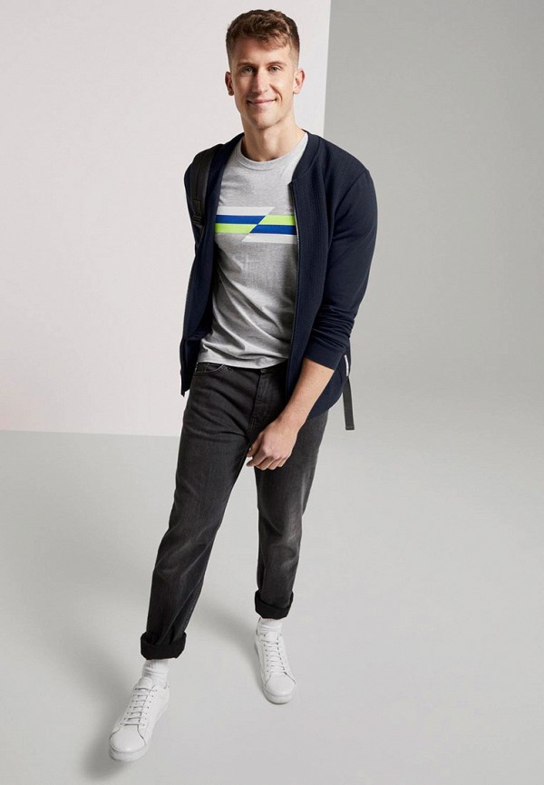 

Футболка Tom Tailor Denim, Серый, Tom Tailor Denim TO793EMHQEP3
