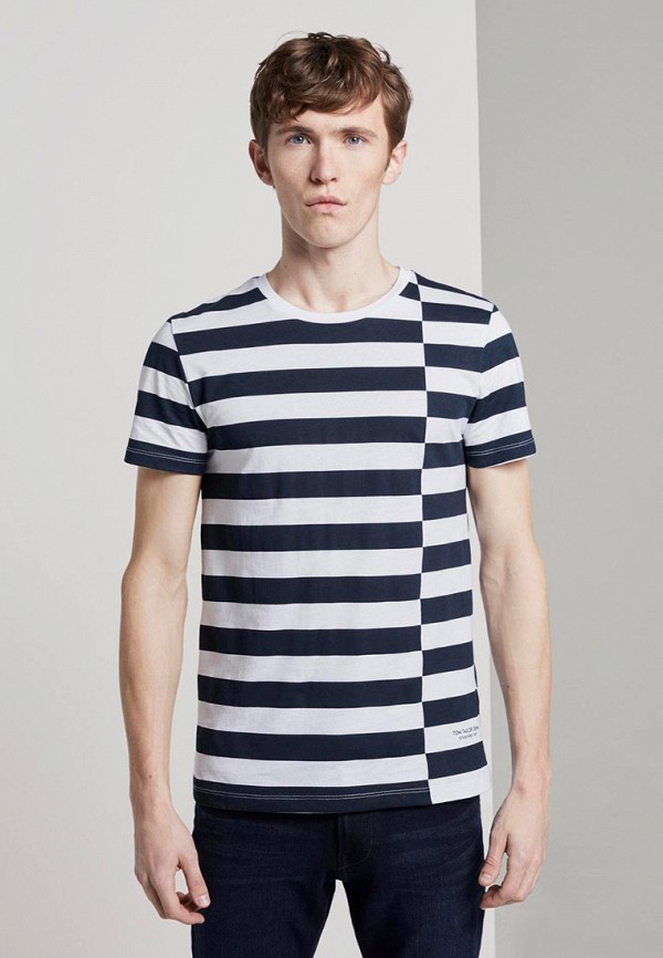 

Футболка Tom Tailor Denim, Синий, Tom Tailor Denim TO793EMHQEP6