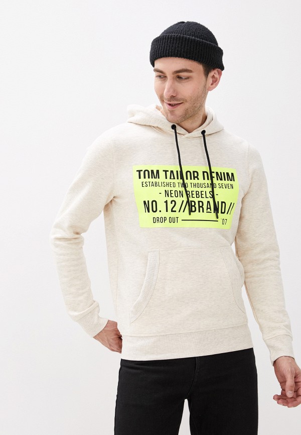 

Худи Tom Tailor Denim, Бежевый
