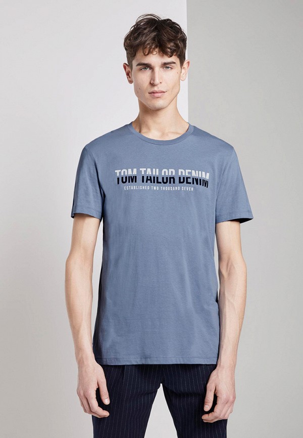 

Футболка Tom Tailor Denim, Синий, Tom Tailor Denim TO793EMIART6
