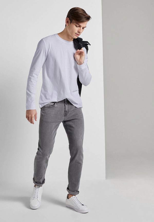 

Лонгслив Tom Tailor Denim, Белый, Tom Tailor Denim TO793EMIAYK0