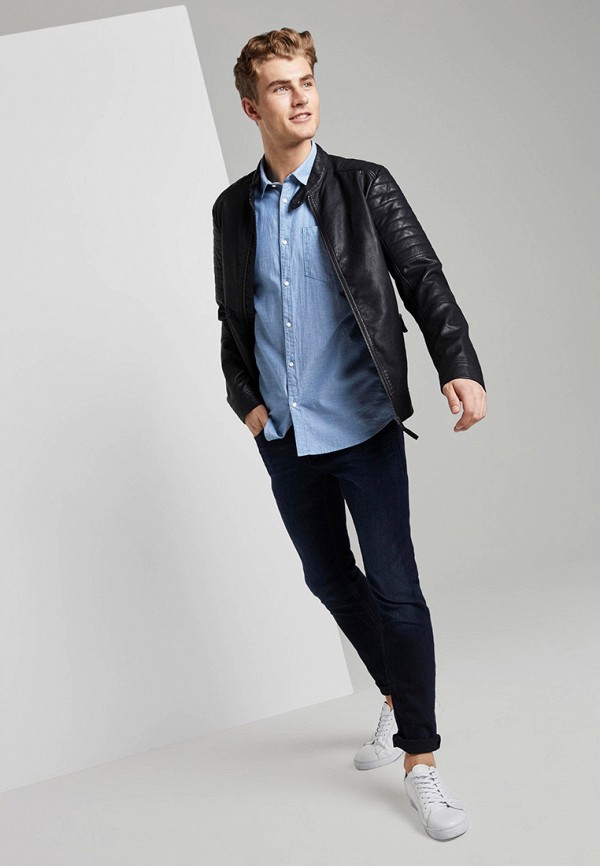 

Рубашка Tom Tailor Denim, Голубой, Tom Tailor Denim TO793EMIAYK3