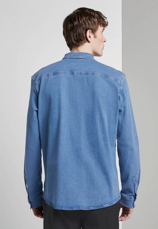 

Рубашка джинсовая Tom Tailor Denim, Синий, Tom Tailor Denim TO793EMIAYK4