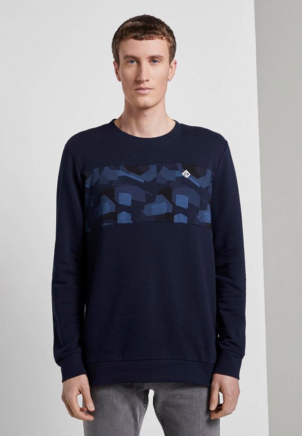 

Свитшот Tom Tailor Denim, Синий