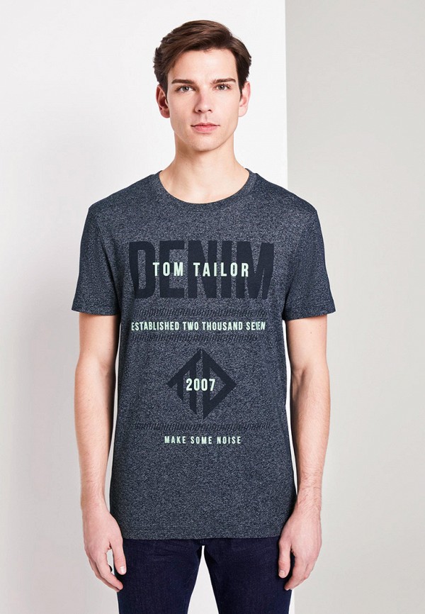 

Футболка Tom Tailor Denim, Серый, Tom Tailor Denim TO793EMIAYY3